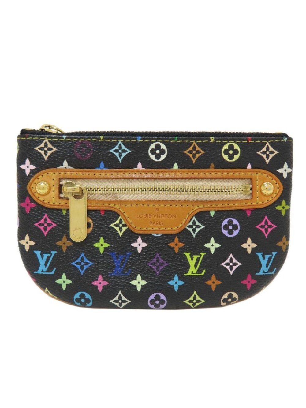 Louis Vuitton Pochette MM Coin Purse Monogram Multicolor